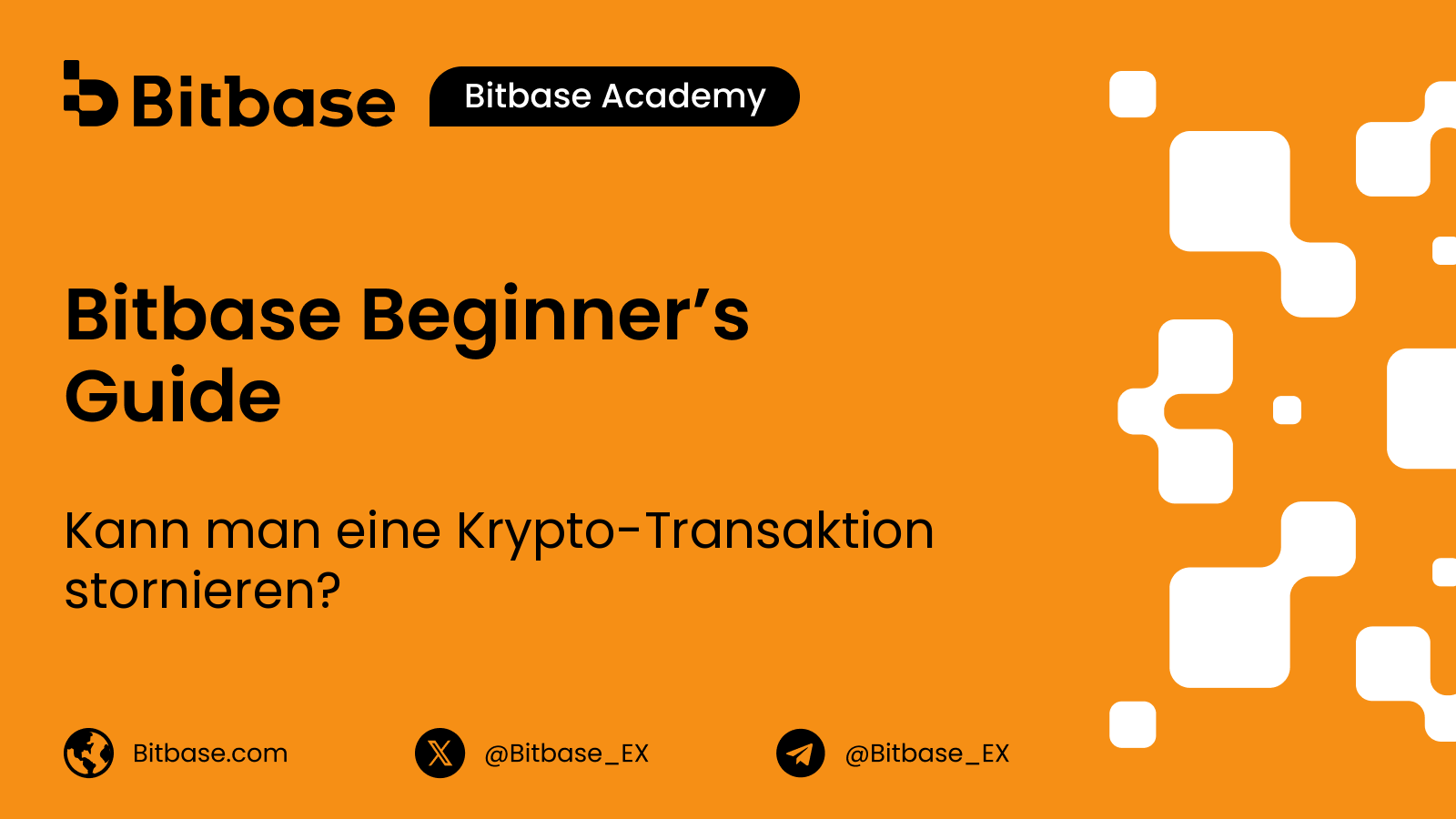 Kann man eine Krypto-Transaktion stornieren?
