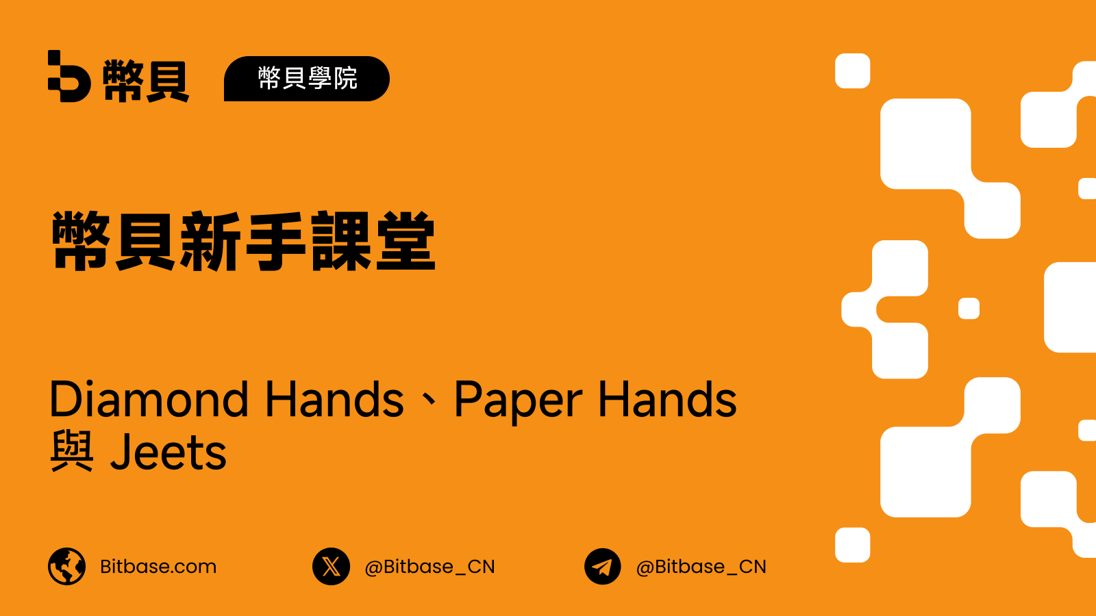 Diamond Hands、Paper Hands 與 Jeets