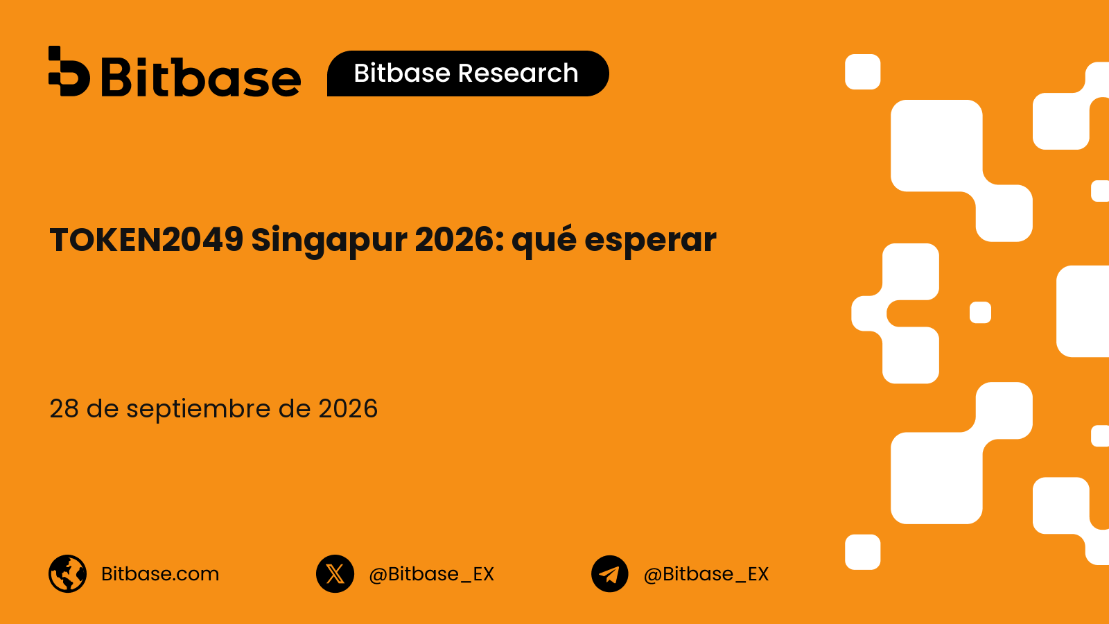 TOKEN2049 Singapur 2026: qué esperar, fechas, ponentes y entradas