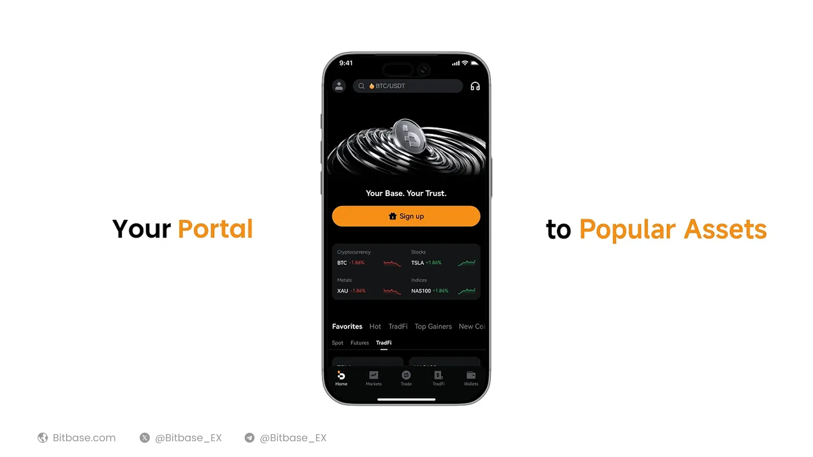 Bitbase wprowadza pakiet TradFi: trzy klasy, dwie formy