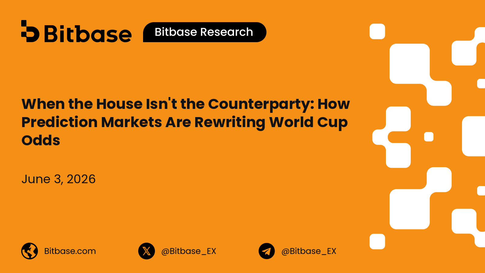 When the House Isn't the Counterparty: How Prediction Markets Are Rewriting World Cup Odds